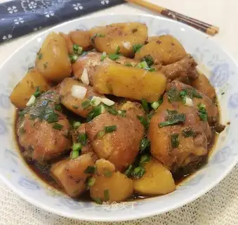 Potato fried chicken legs