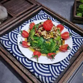 Spicy oil spinach