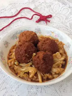 Porkball cabbage