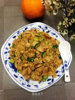 Meatball fried rice