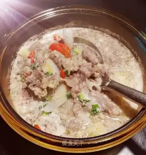 Clear the soup and lamb