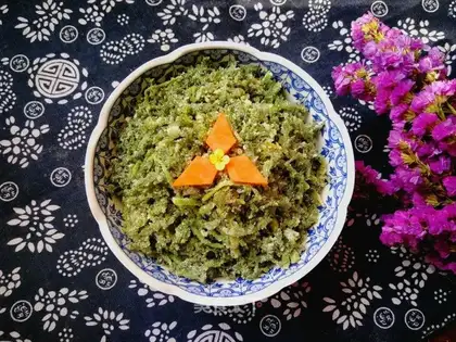 Steam rice artemisinin