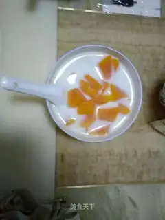 Cucumber milk stew