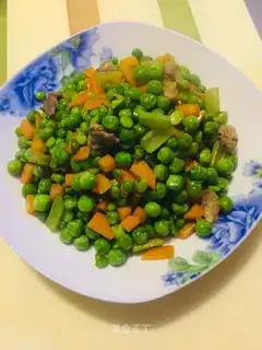 Fried peas