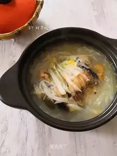 The radish gravy soup