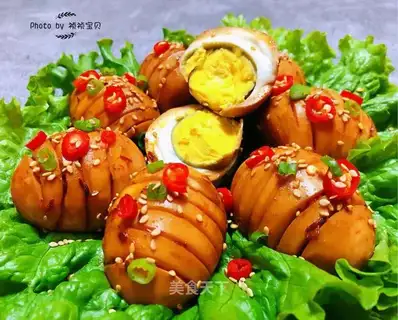 Spicy beer and eggs