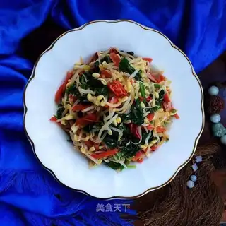 Taste bean sprouts
