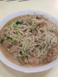 Goldcracker mushroom fried meat