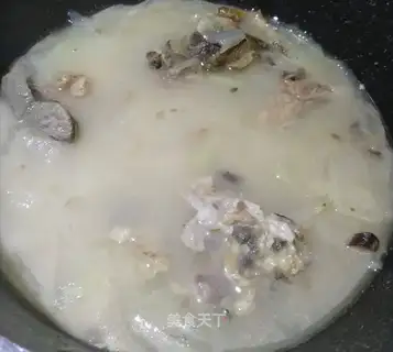 Bones, mushroom soup
