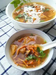 Squirty monkey mushroom soup
