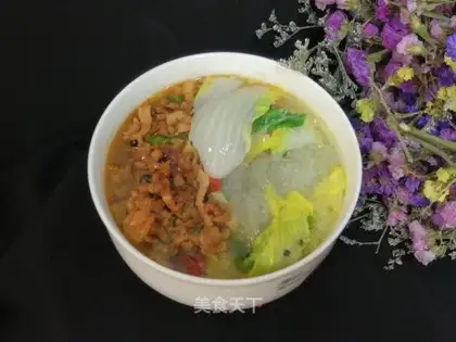 The cabbage fan soup
