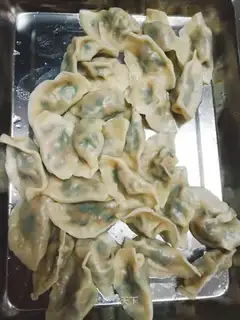 Three fresh dumplings