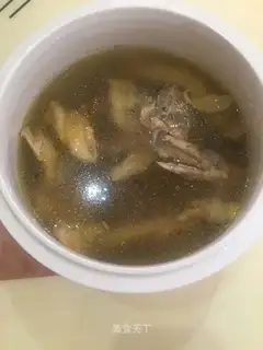 Chicken soup from the western cucumber