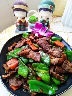 Fried beef