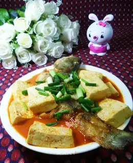 Tofu boiled the bass