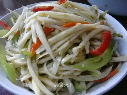 stir-fried rice bamboo