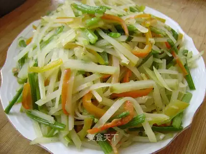 stir-fried three shredded vegetables