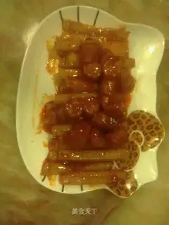 Korean fried rice cake