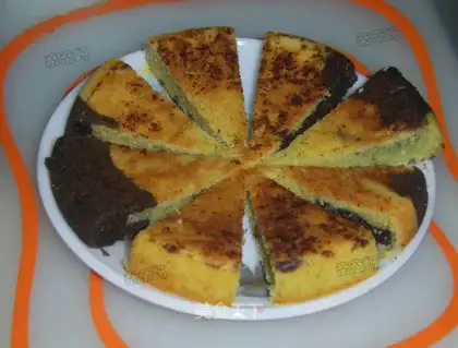 Marble cream cake