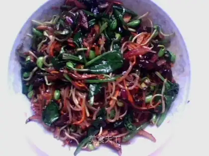 Korean rice mixed