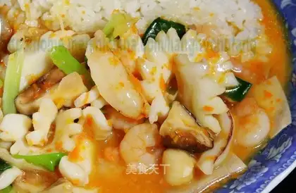 Hong Kong-style seafood risotto