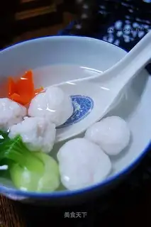 Pearl emerald and white jade soup