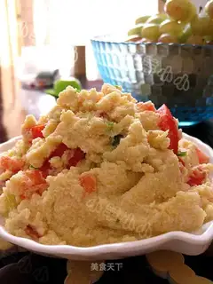 stir-fried tomato bean dregs