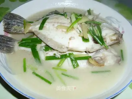Boiled skinned fish