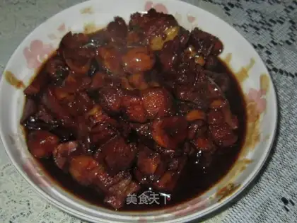 Chestnut roast pork