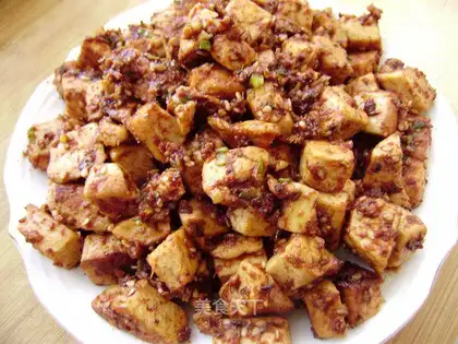 stir-fried tofu with spicy cumin