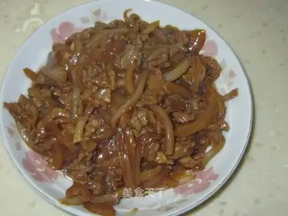 Beef with oyster sauce