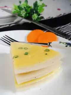 Two-in-one egg cake