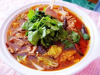 Spicy boiled beef