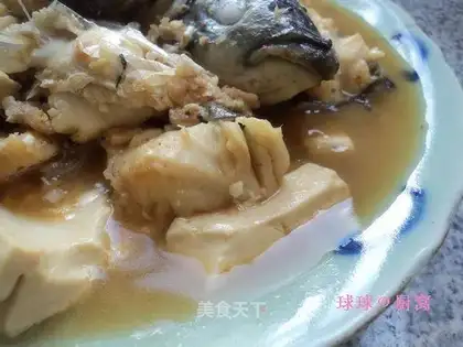 Grass carp boiled tofu