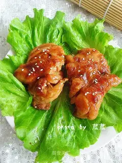 Pan-fried chicken legs