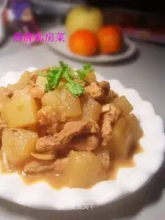 Braised pork with white gourd