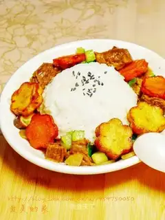 Beef curry rice