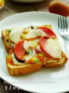 Toast pizza