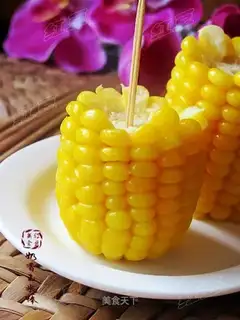 Milk corn on the cob