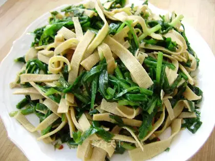 stir-fried double shredded vegetables