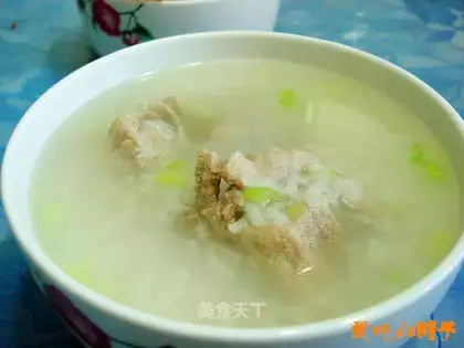 Ribs and glutinous rice porridge