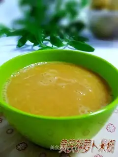 carrot, coix, rice paste