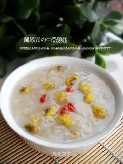 Chrysanthemum oatmeal