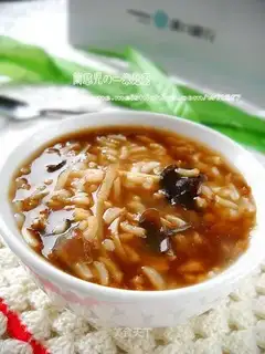 Fungus ginger brown sugar porridge