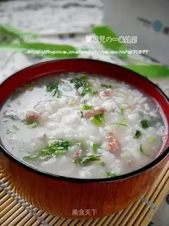Beef and radish fillet porridge