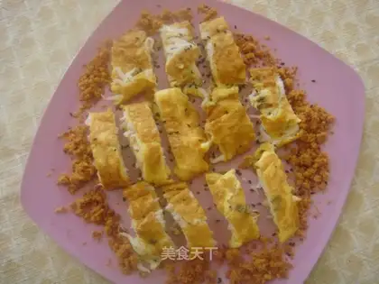 whitebait egg roll