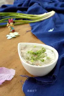 Porridge with peas