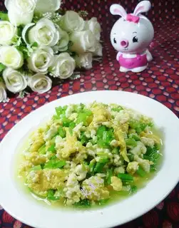 Cricket eggs fried old tofu