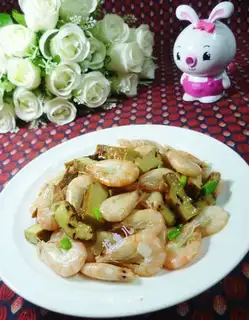 ♪ The fragrance makes shrimp ♪