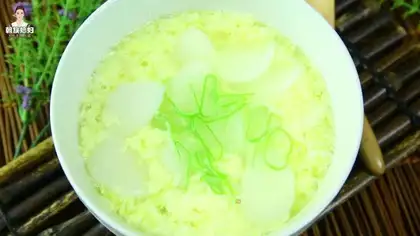 Korean fish pastry soup